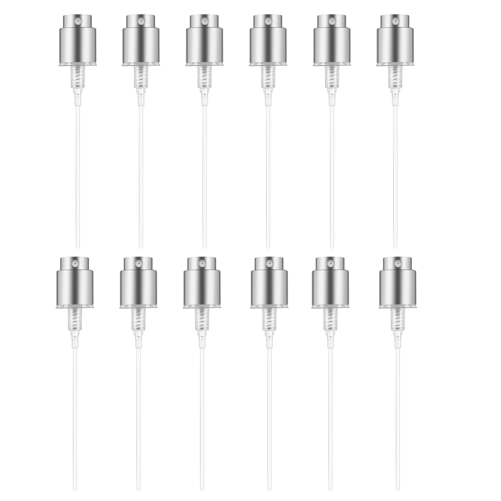 Misting Bottle Fine - 12Sets Perfume Spray Nozzle Silver Edge