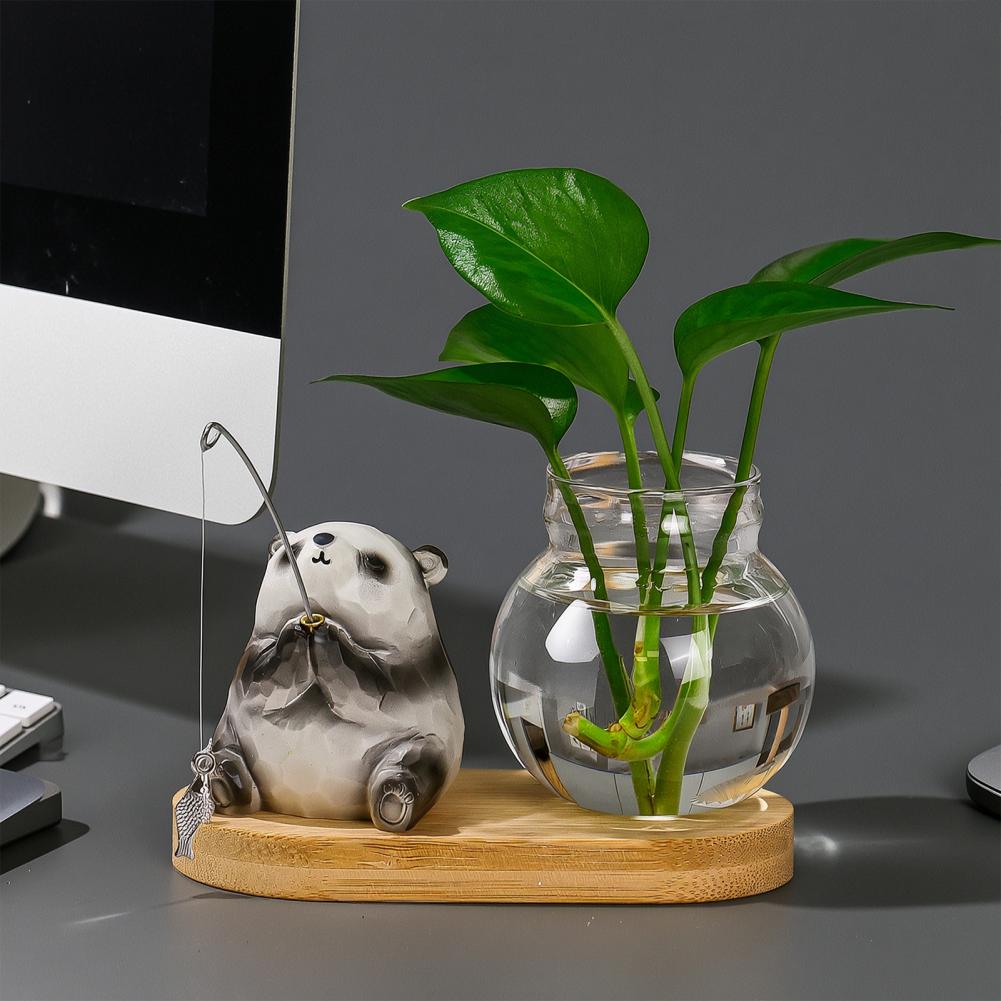 Cute Resin Figurines Mini Plan - Propagation Station Vase 评论和价格