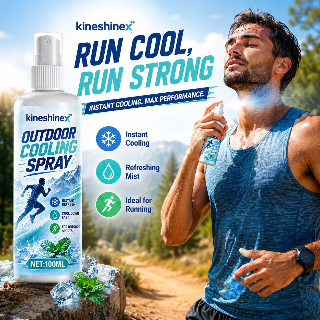 Outdoor Cooling Spray 100ml–In - Misting Bottle Fine 评论和价格
