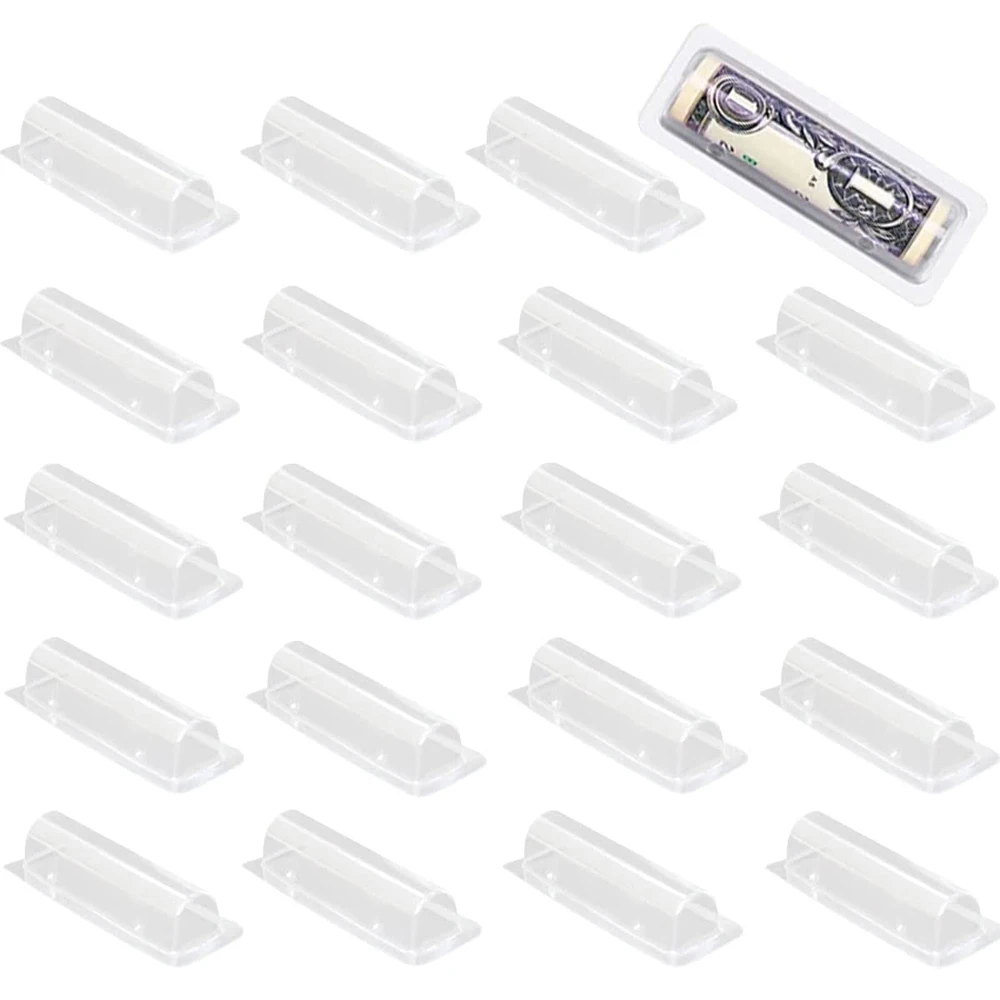50/100pcs Money Card Holder Wi - Plastic Dome Clear 评论和价格