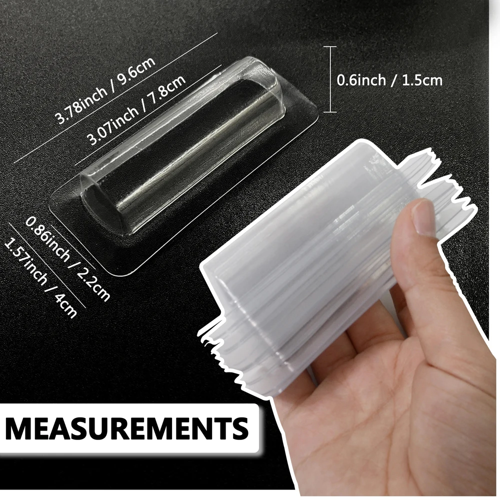 50/100pcs Money Card Holder Wi - Plastic Dome Clear 评论和价格