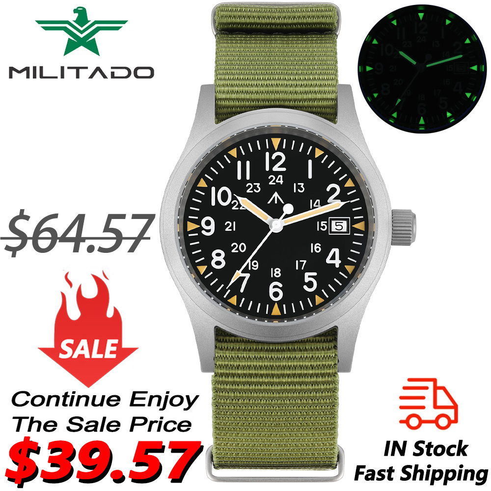 Militado ML05 Military Watch R - Plastic Dome Clear 评论和价格