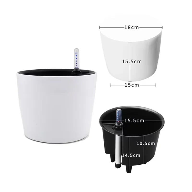 1PC Indoor Plastic Flowerpot S - Self Watering Insert 评论和价格