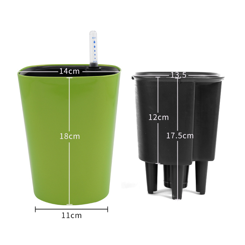 1PC Indoor Plastic Flowerpot S - Self Watering Insert 评论和价格