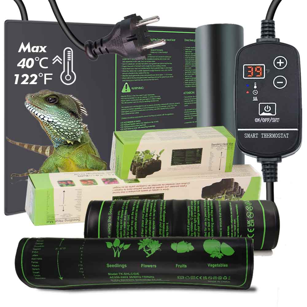 7-100W Plants Heating Pad with - Heat Mat Seedling 评论和价格