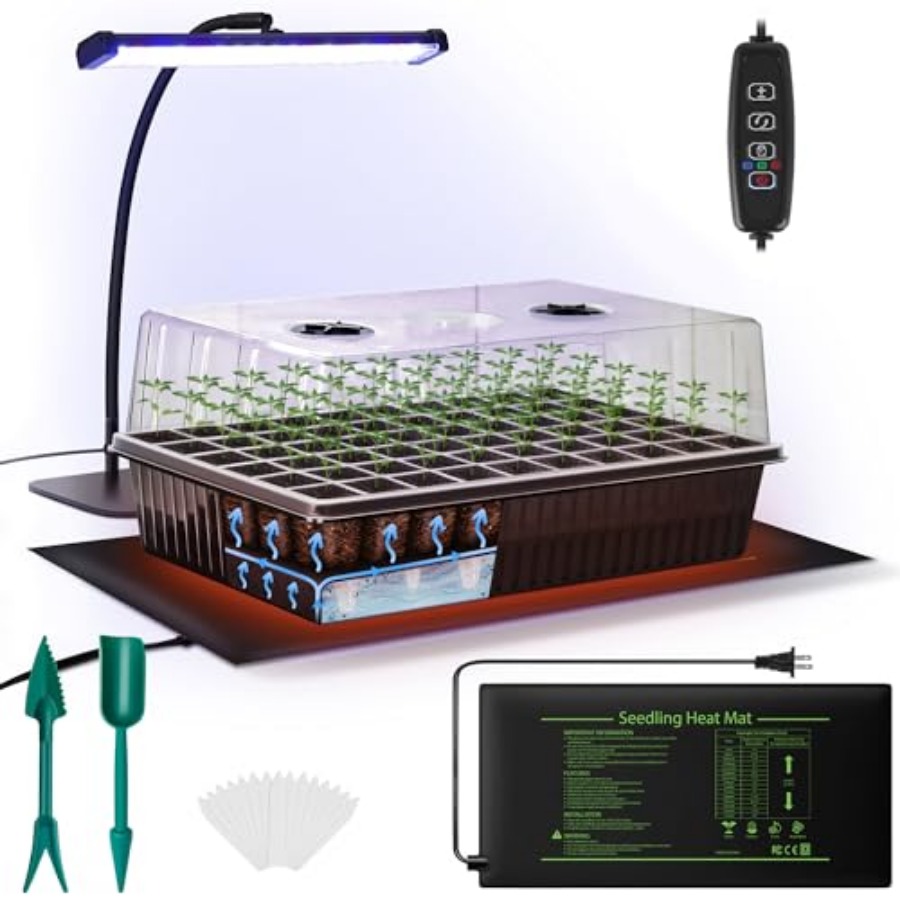 60-Cell Self-Watering Seed Sta - Humidity Dome Kit 评论和价格