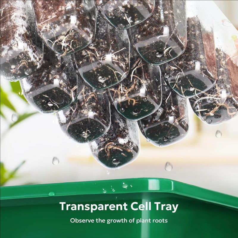 10pcs/5pcs Seedling Trays Seed - Humidity Dome Kit 评论和价格