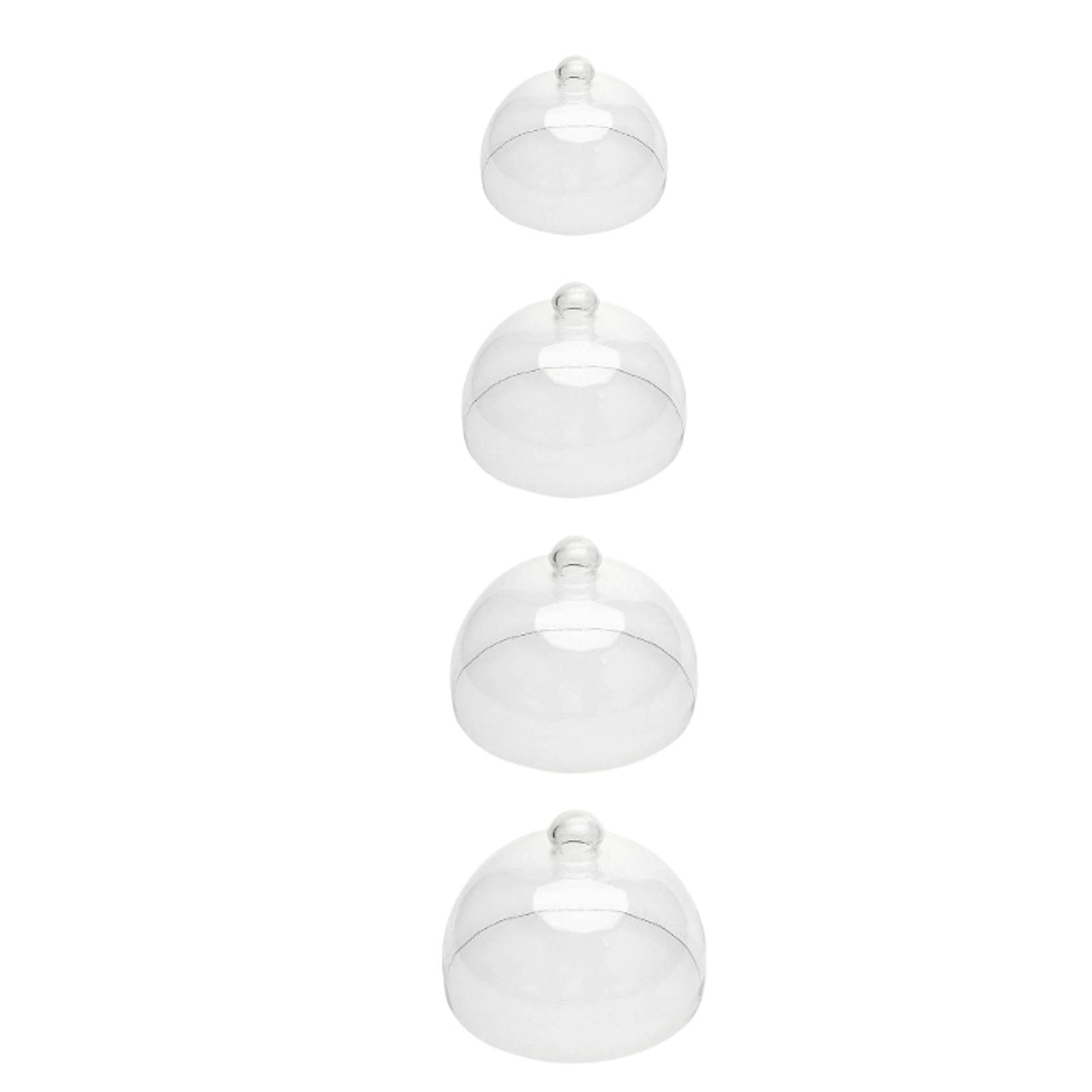 Glass Cake Cloche Dome Clear C - Plastic Dome Clear 评论和价格