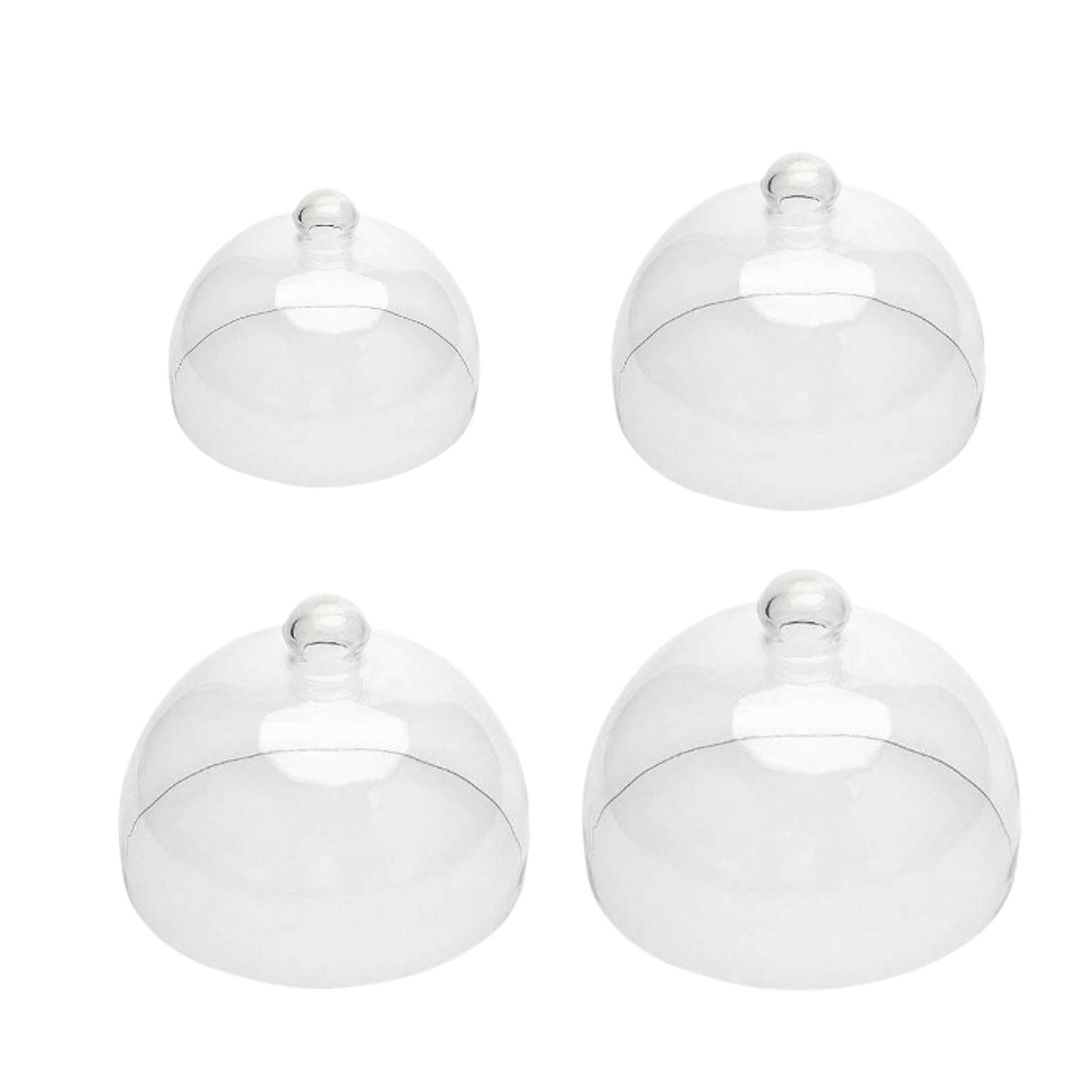 Glass Cake Cloche Dome Clear C - Plastic Dome Clear 评论和价格