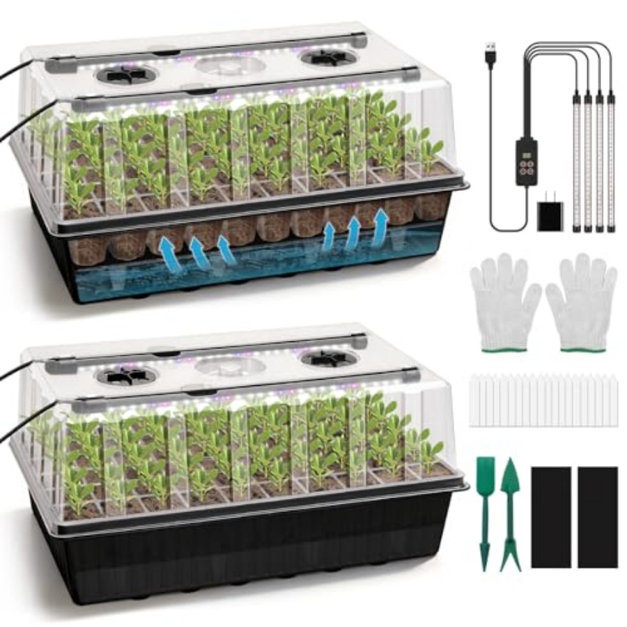120-Cell Self-Watering Seed St - Humidity Dome Kit 评论和价格