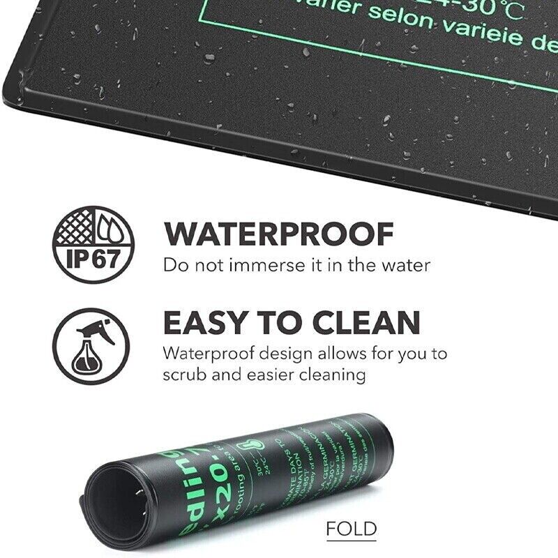 LERWAY 21W Seedling Heating Ma - Heat Mat Seedling 评论和价格