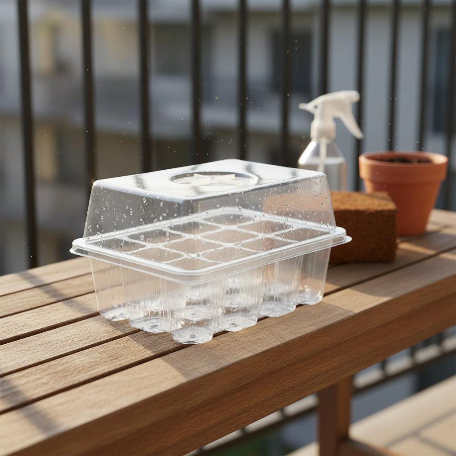 12 Compartment Germination Tra - Humidity Dome Kit 评论和价格