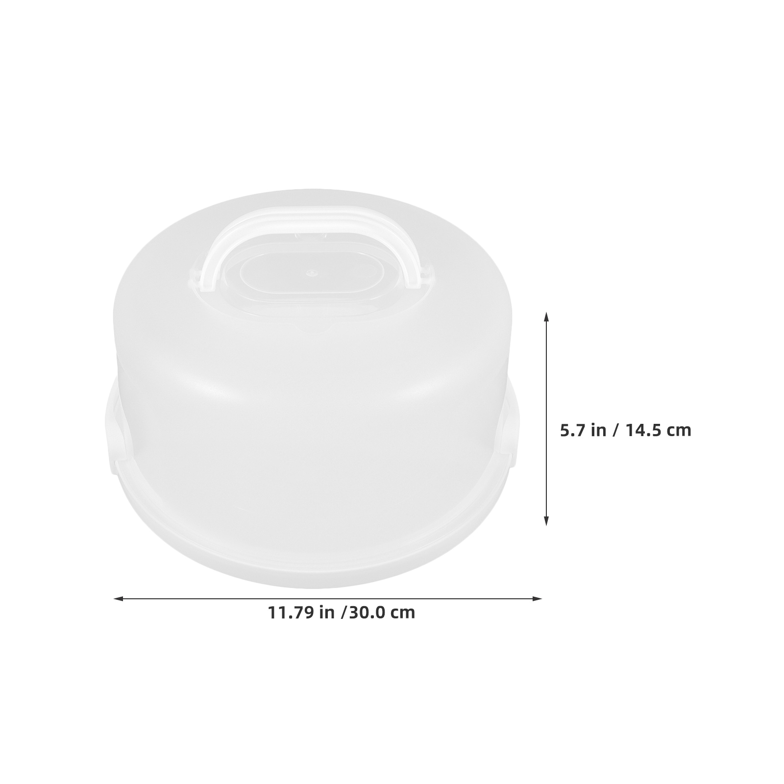 2pcs 10 Inch White Plastic Cak - Plastic Dome Clear 评论和价格