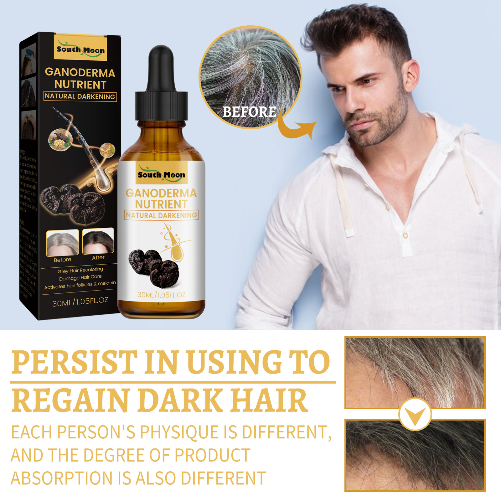 Black Ganoderma Lucidum Hair L - Root Stimulator Liquid 评论和价格