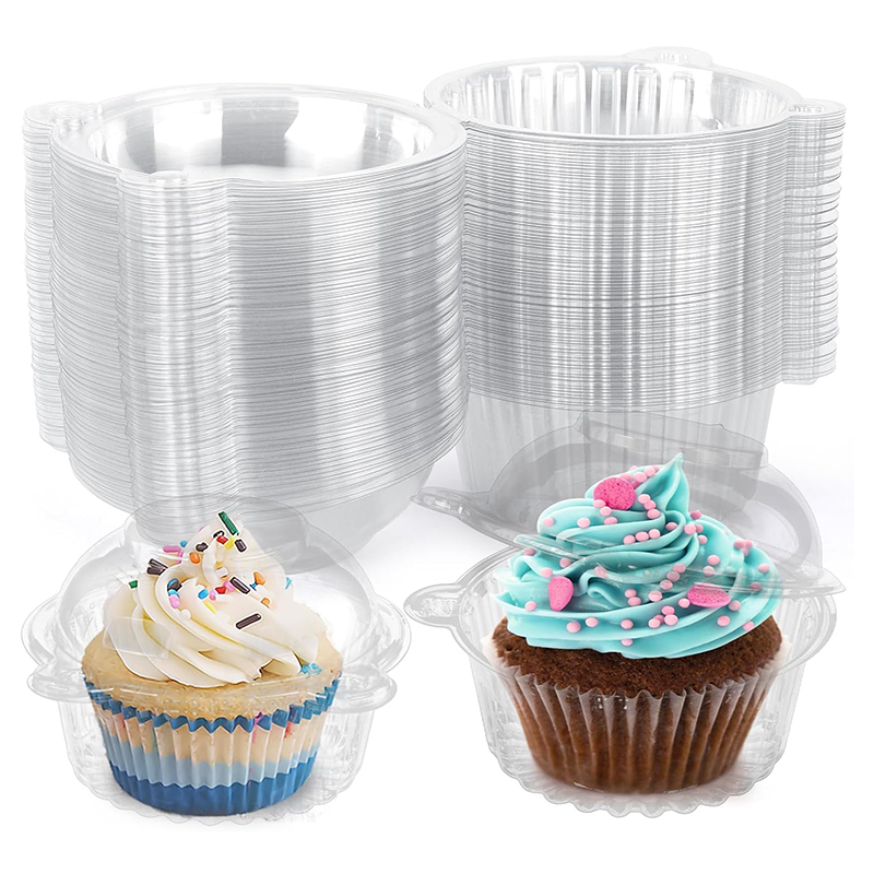 10pcs Cupcake Packaging Boxes  - Plastic Dome Clear 评论和价格