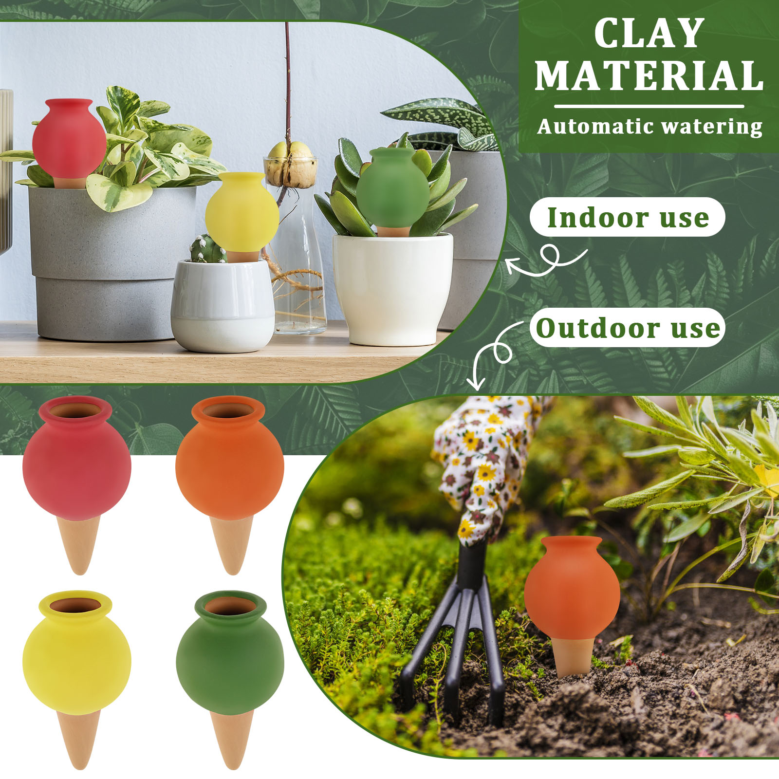 8Pcs Terracotta Self Watering  - Self Watering Insert 评论和价格
