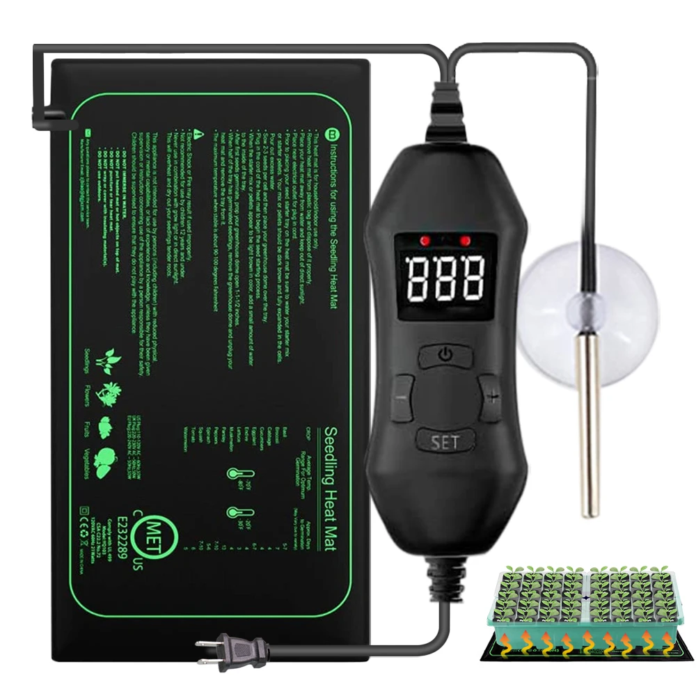 50W EU-US/UK/AU Adjustable The - Heat Mat Seedling 评论和价格