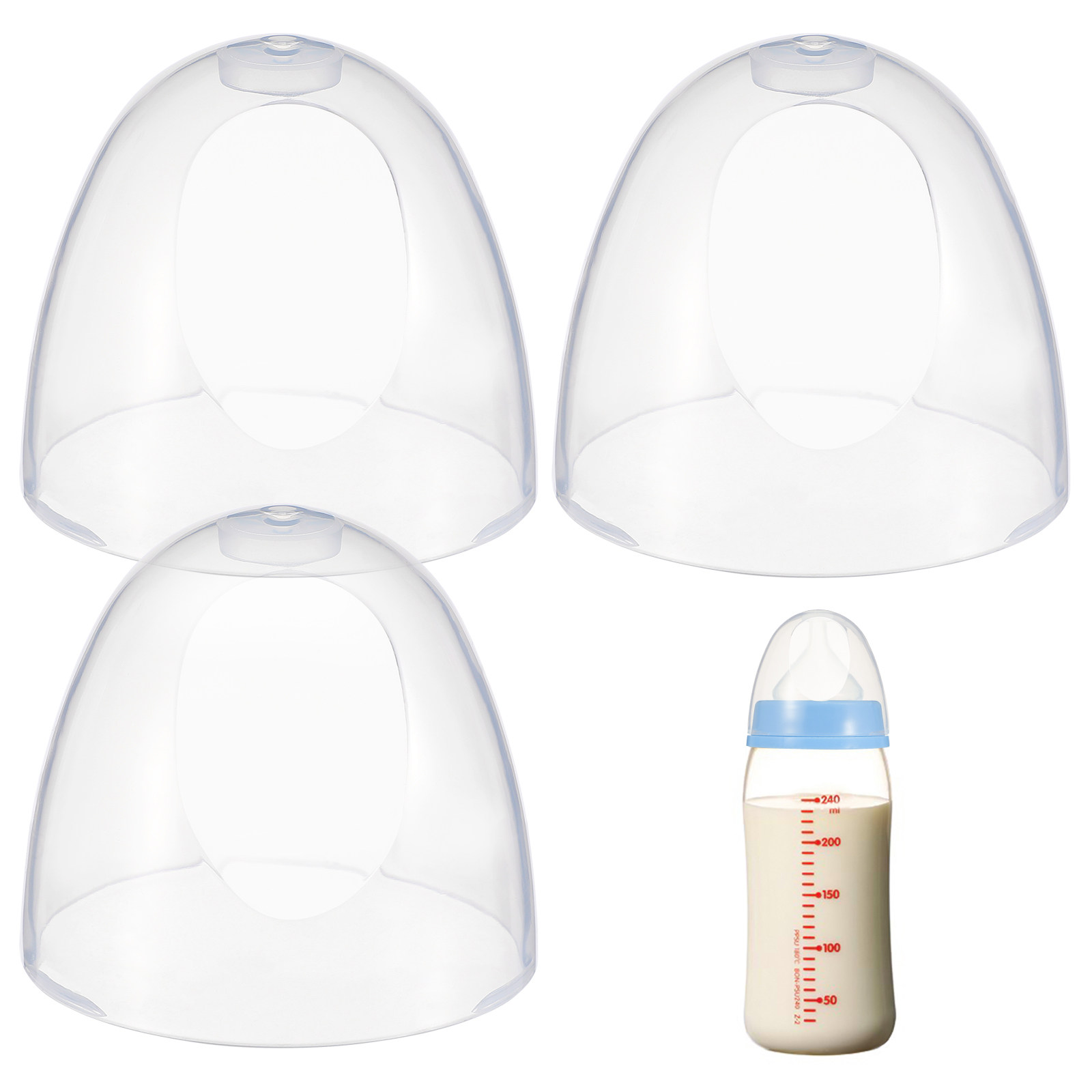 Replacement Plastic Baby Bottl - Plastic Dome Clear 评论和价格