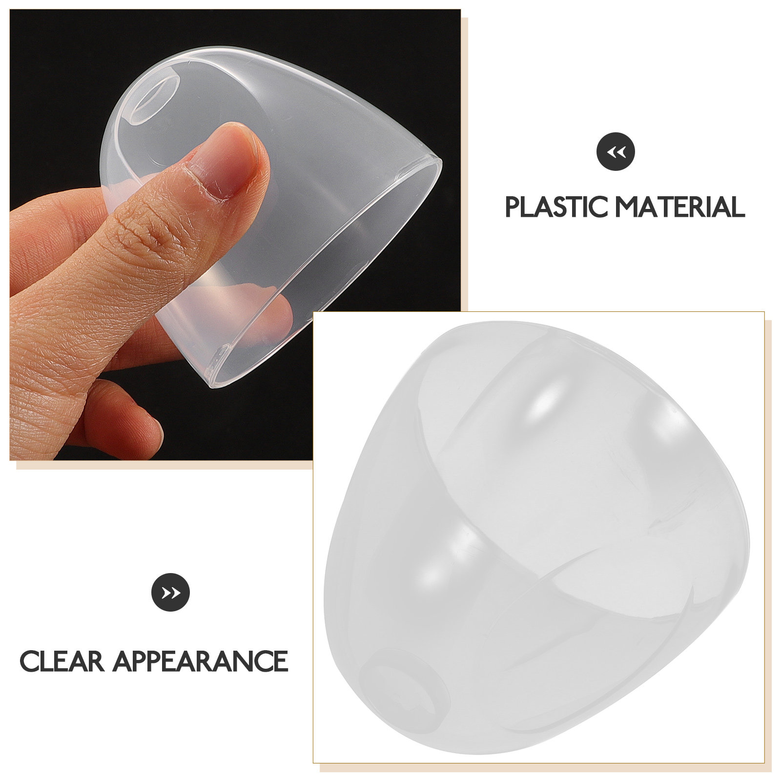 Replacement Plastic Baby Bottl - Plastic Dome Clear 评论和价格