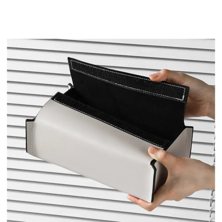 Leather Tissue Box Napkin Case - Agar Tissue Culture 评论和价格