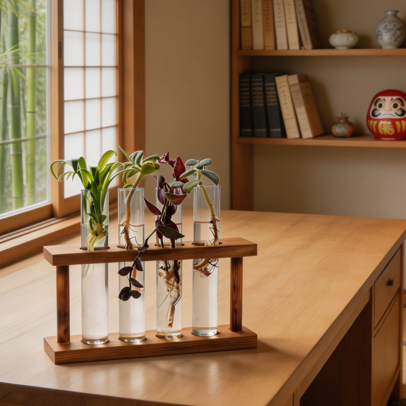 Wooden Plant Propagation Stati - Propagation Station Vase 评论和价格