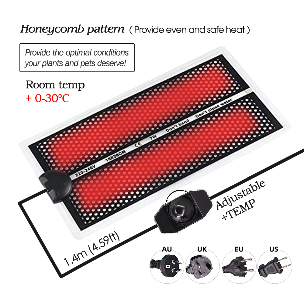 5-20W Garden Seedlings Heating - Heat Mat Seedling 评论和价格