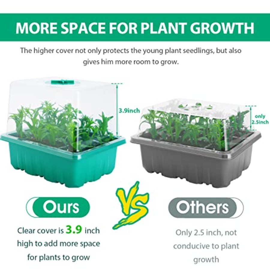 Seed Starter Tray with Light,  - Humidity Dome Kit 评论和价格